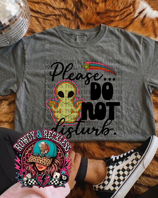 Please do not disturb