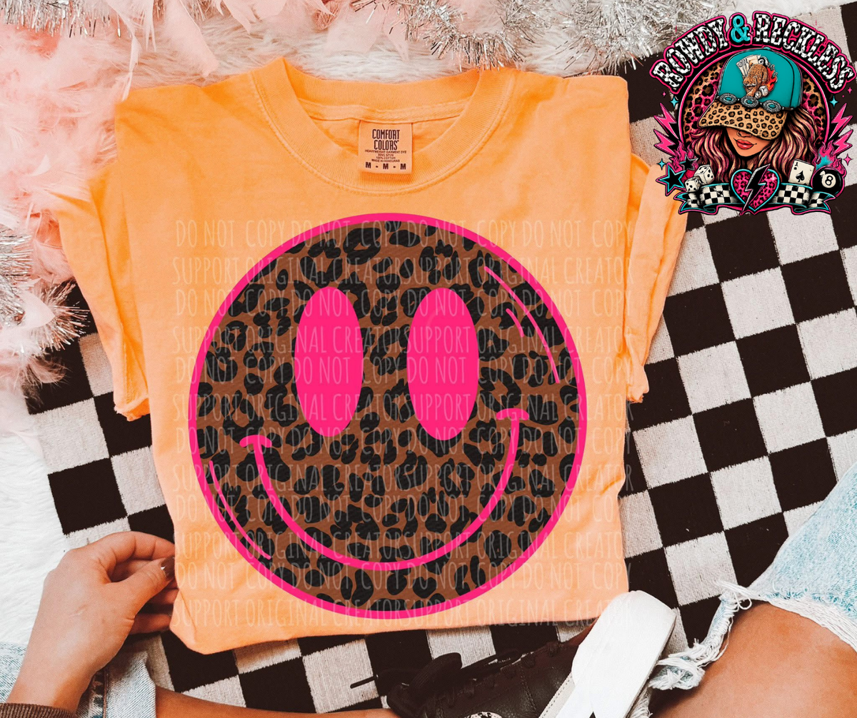 Cheetah smiley face