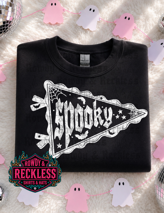 Spooky Banner  (White)