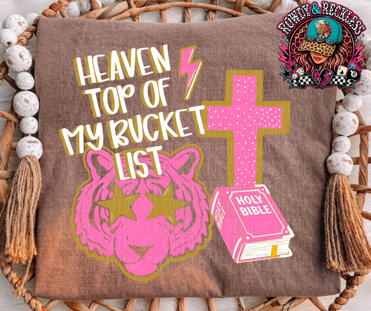 Top of my bucket list
