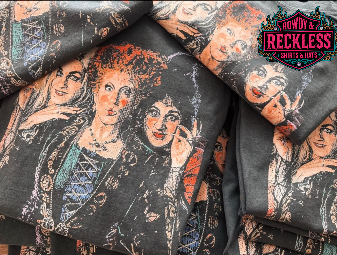 🧙‍♀️ Vintage Hocus Pocus Halftone Tee