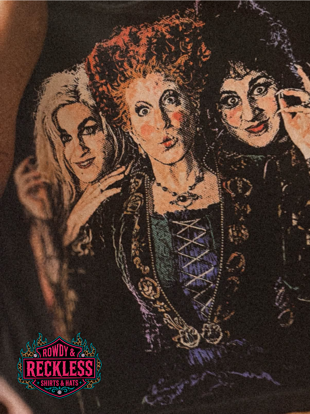 🧙‍♀️ Vintage Hocus Pocus Halftone Tee